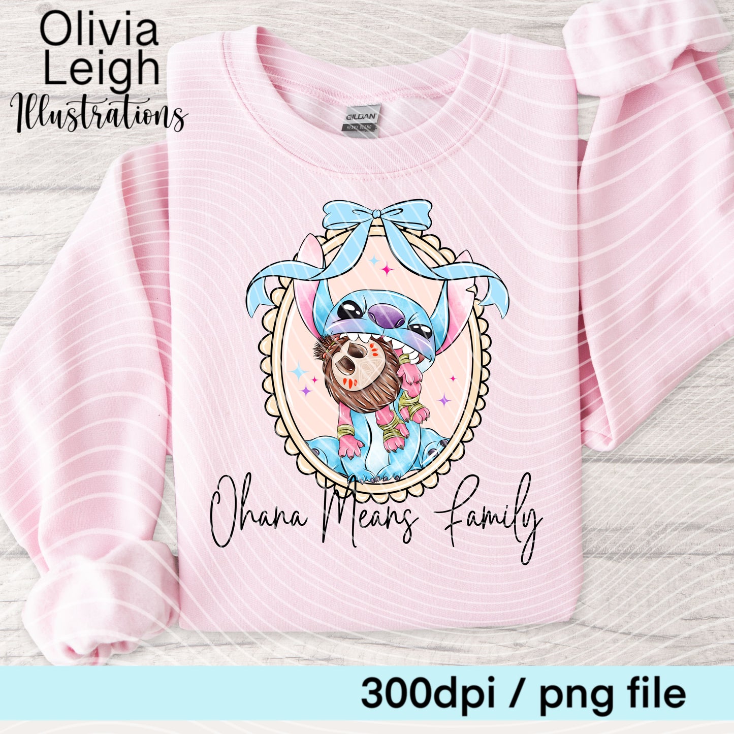 Stitch Locket Quote Cartoon Shirt Design