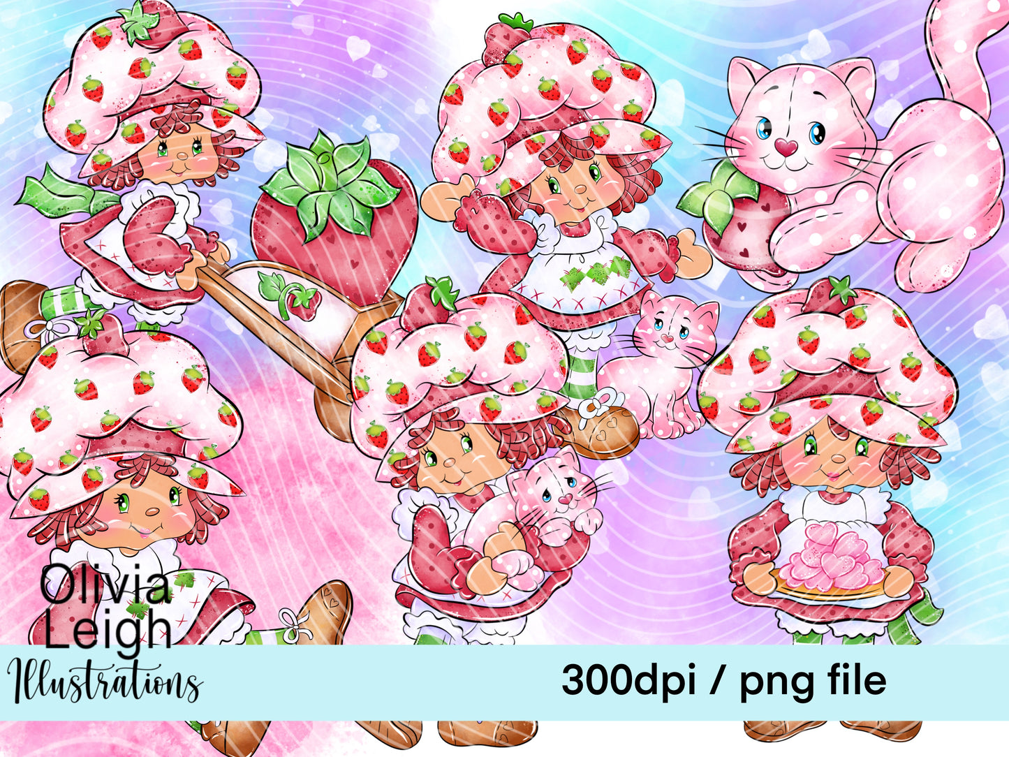 Strawberry Girl Set