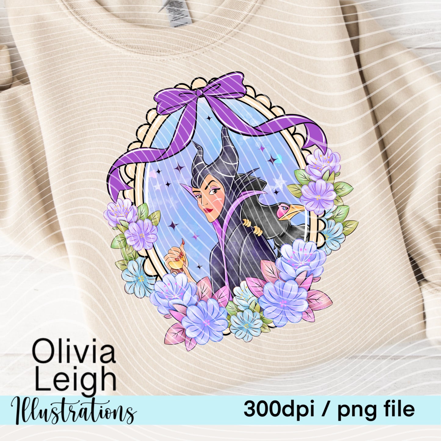 Princess Villain Frame Shirt Design