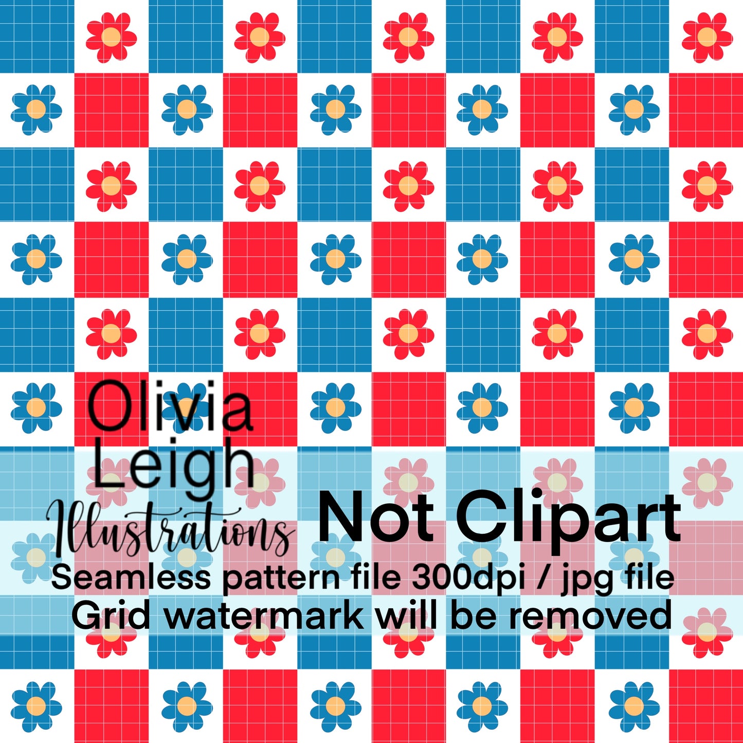 Mouse Circus Co-ord Seamless Pattern