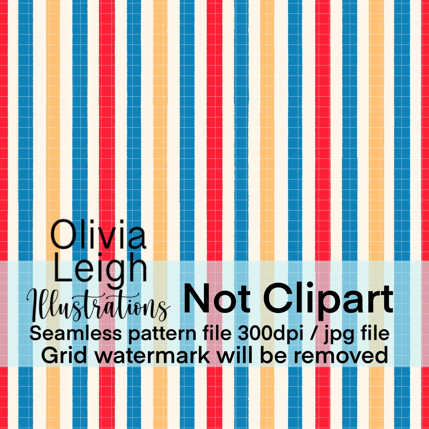 Mouse Circus Co-ord Seamless Pattern