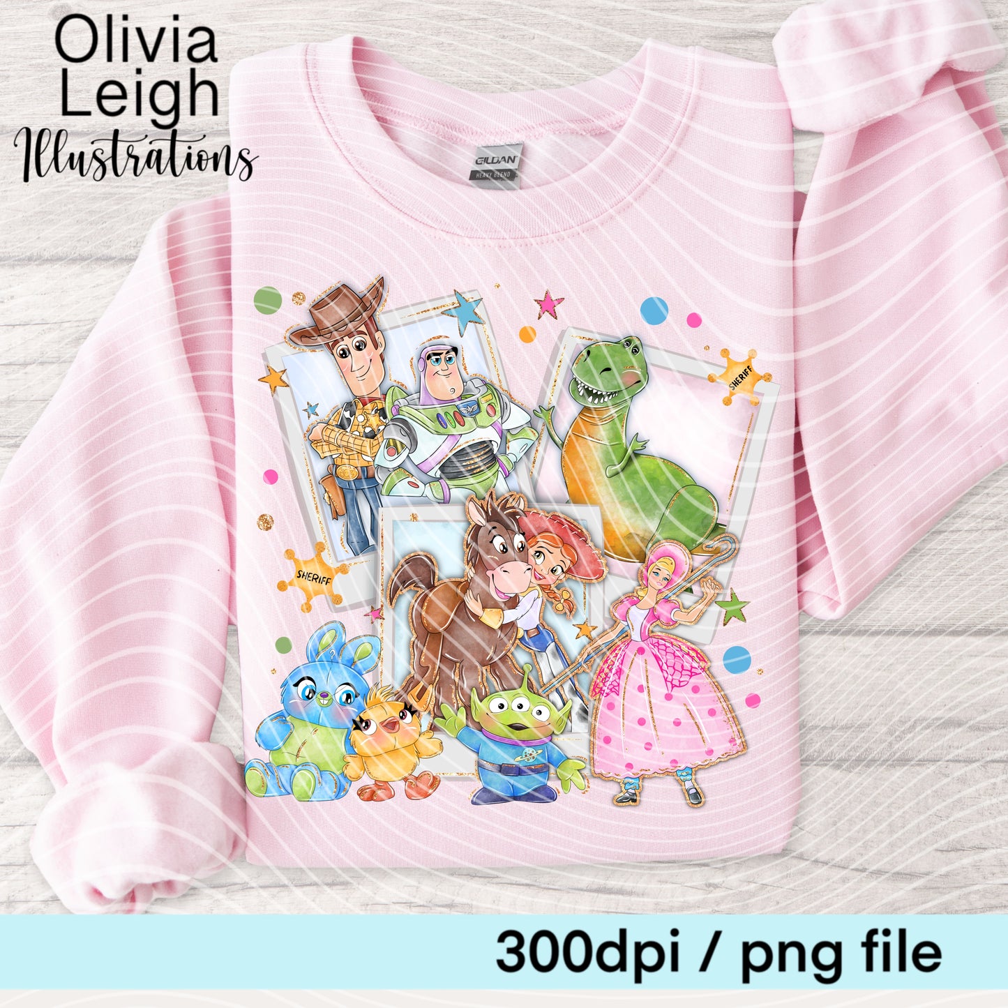 T Story Cartoon Shirt Design