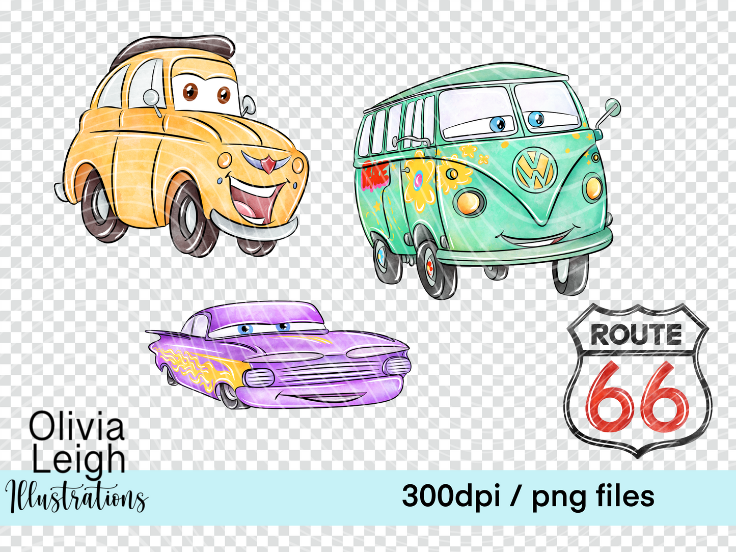 Cars Clipart Set 2