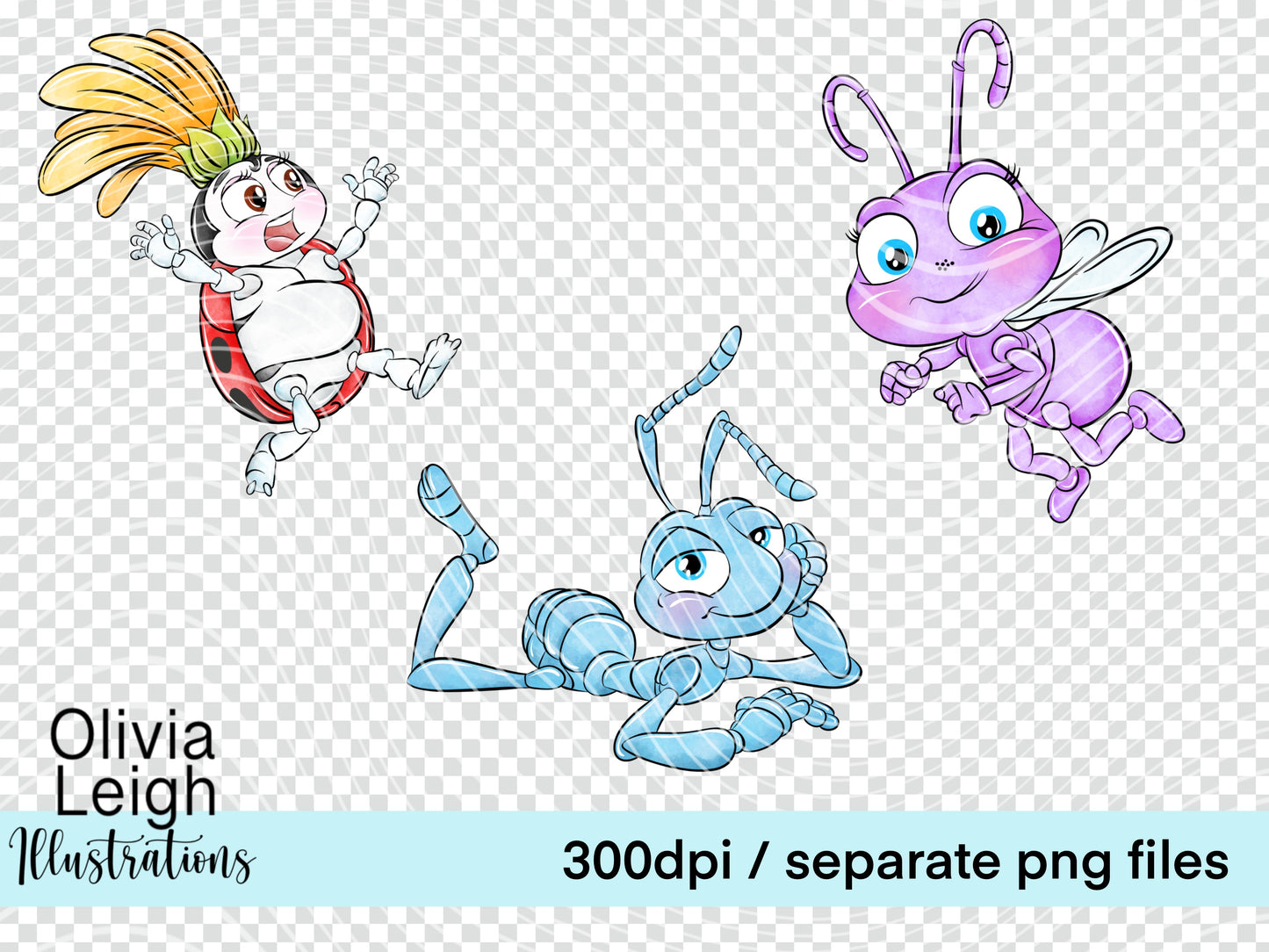 Bugs Clipart Set