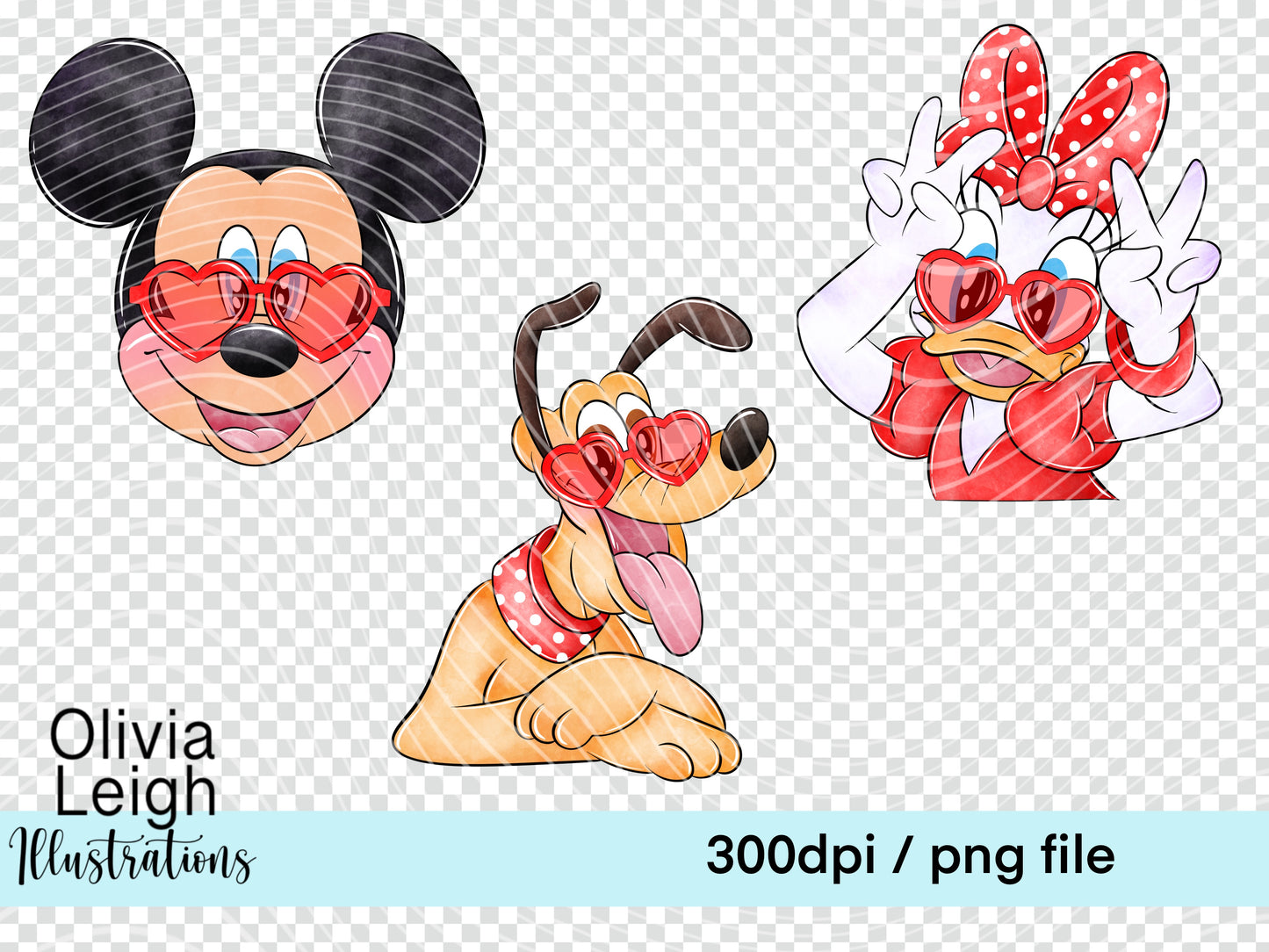 Mouse Valentines Set