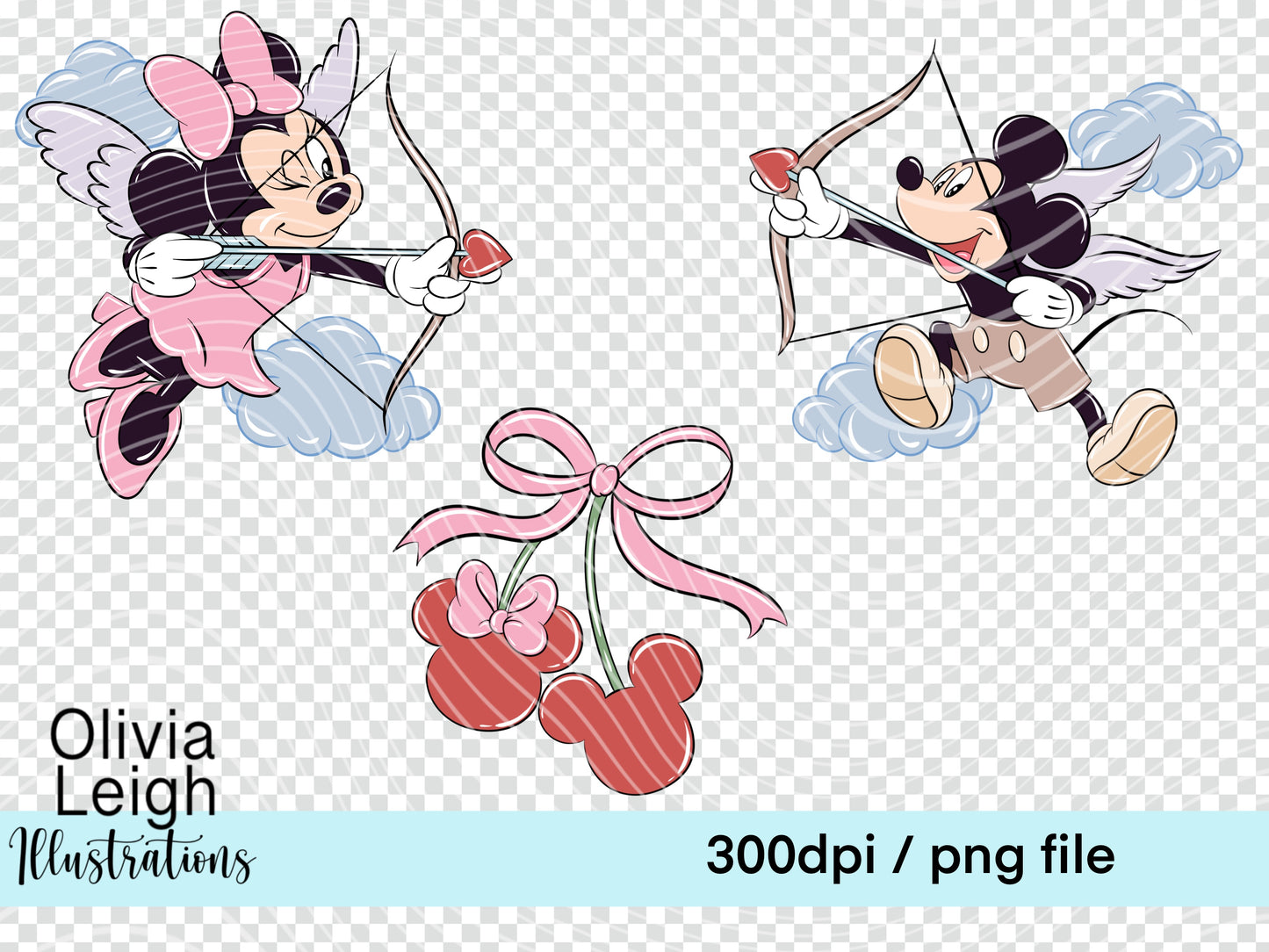 Mouse Valentines Set 2