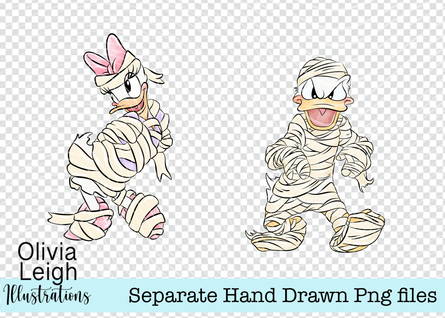 Mouse Halloween Mummy’s set