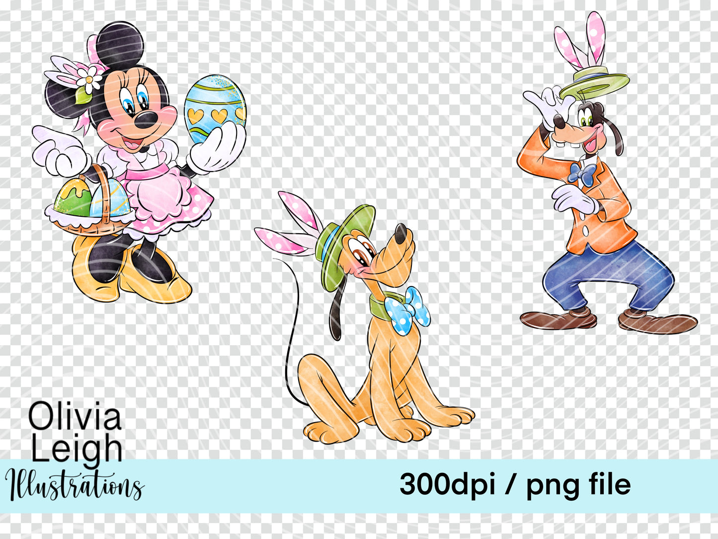 Mouse Friends Easter Set 2