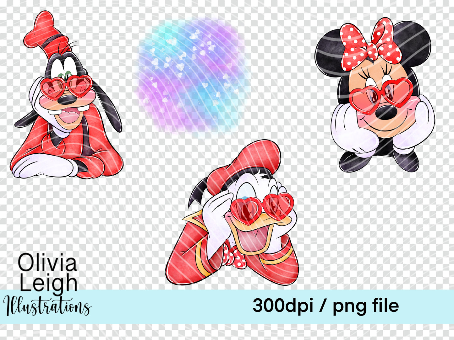 Mouse Valentines Set