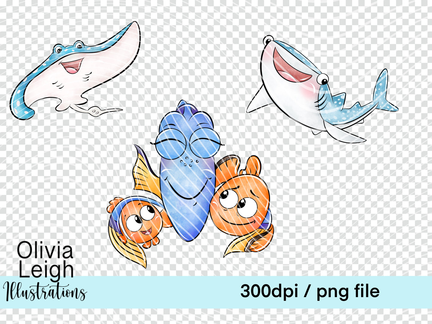 Fish Clipart Set 1