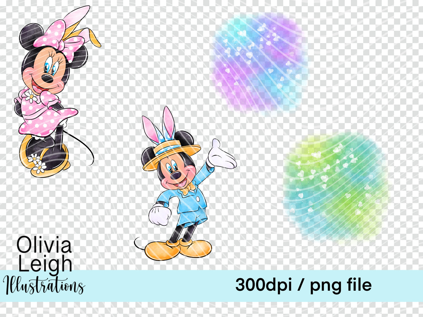 Mouse Friends Easter Set 2
