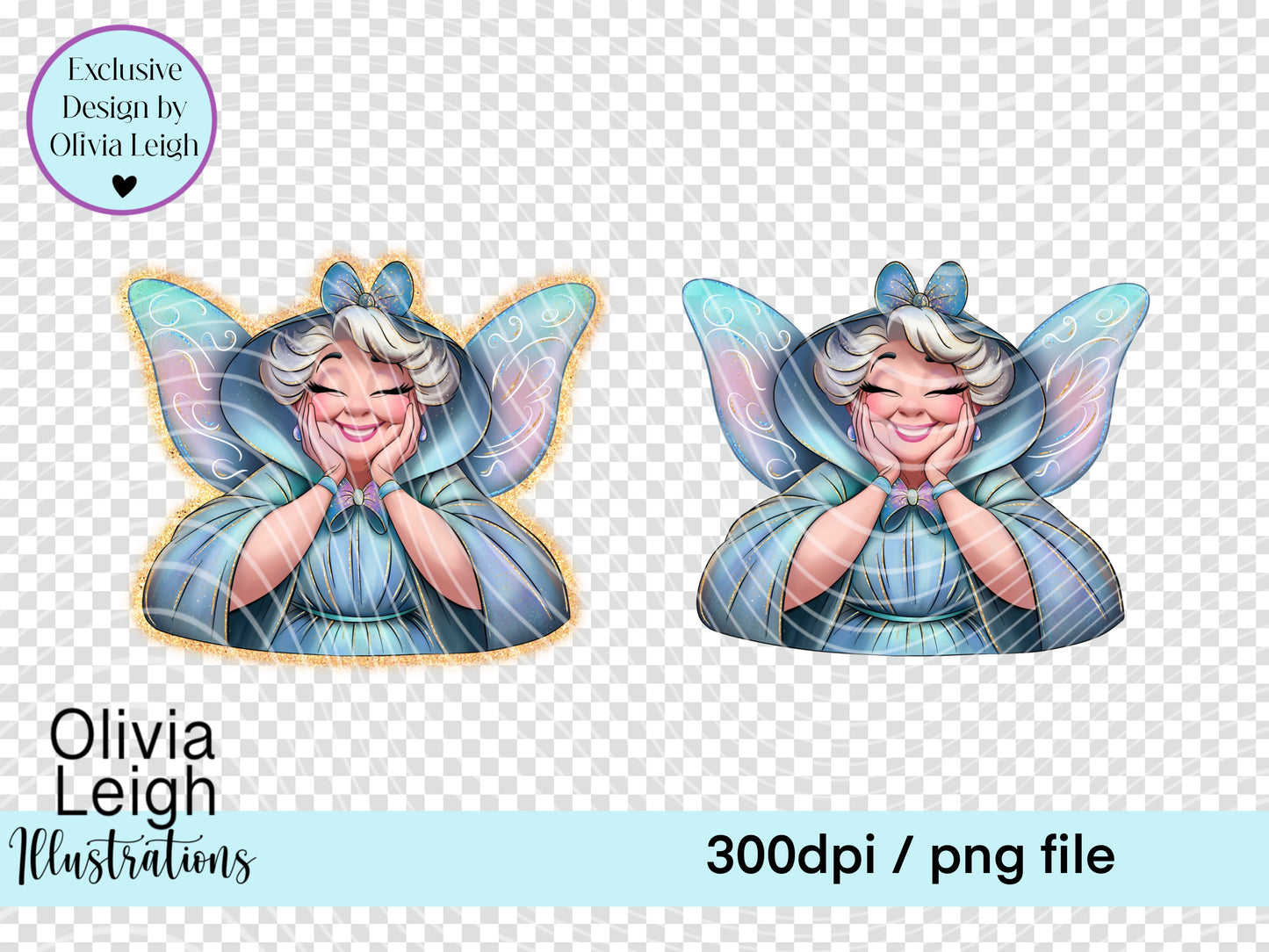 Cute Princess Godmother Clipart