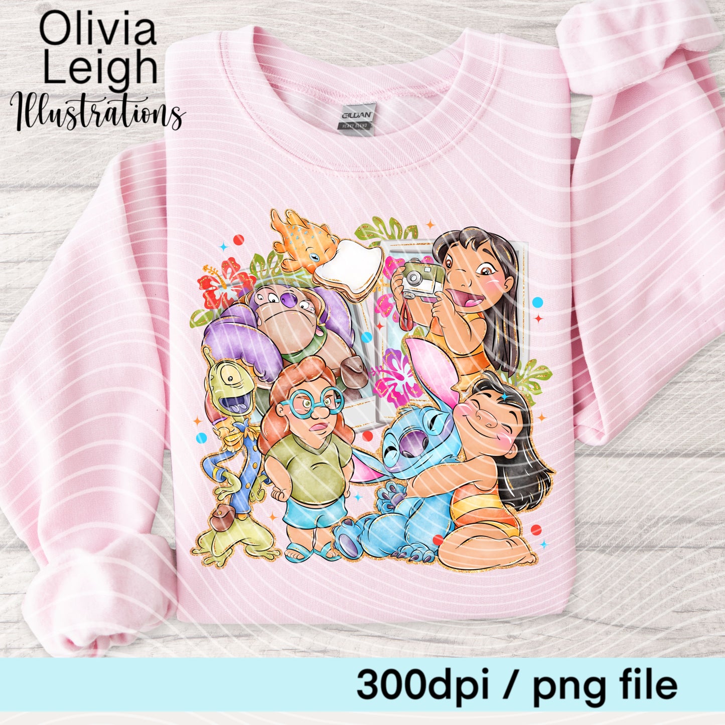 Stitch Cartoon Shirt Design