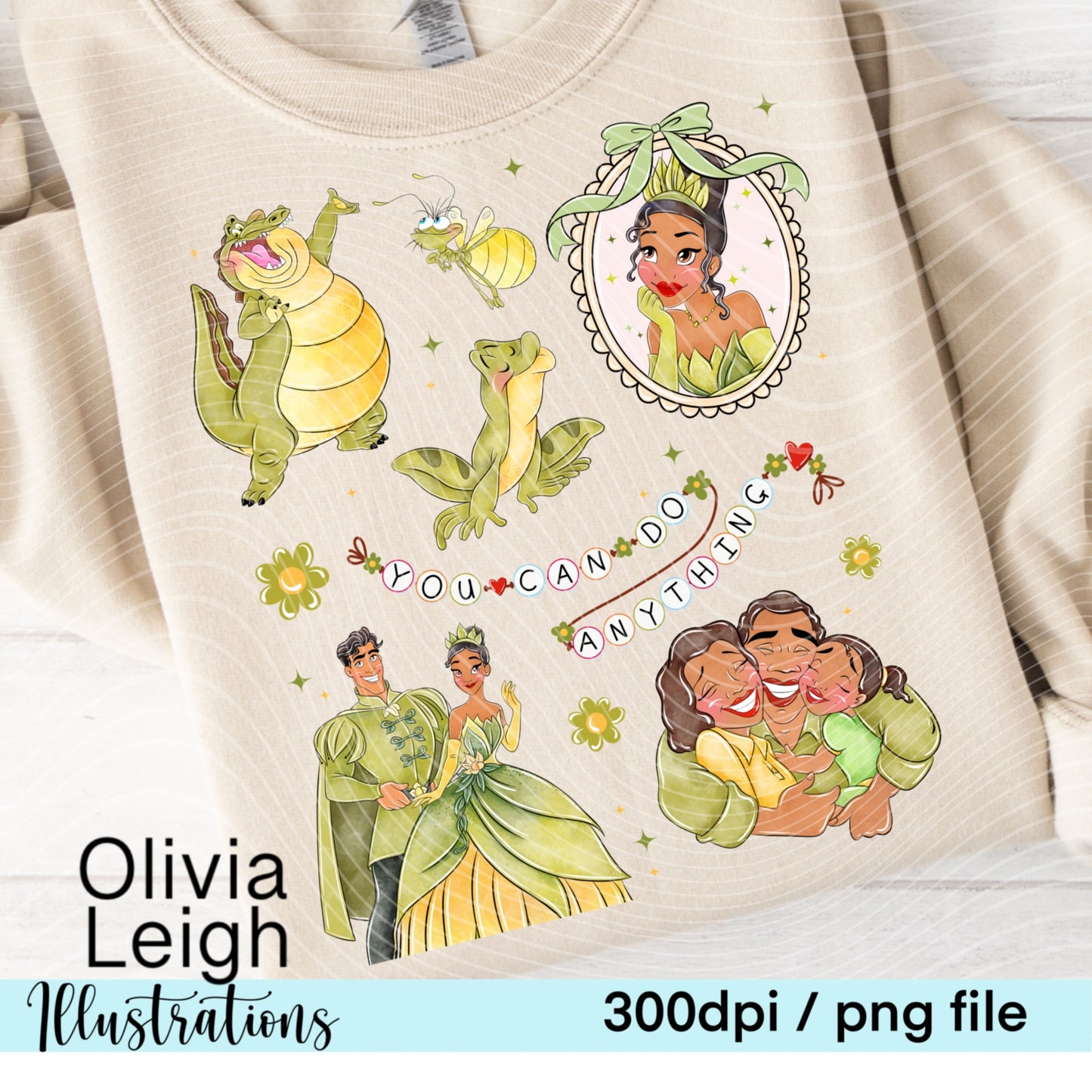 Princess T Frame Locket Shirt Design