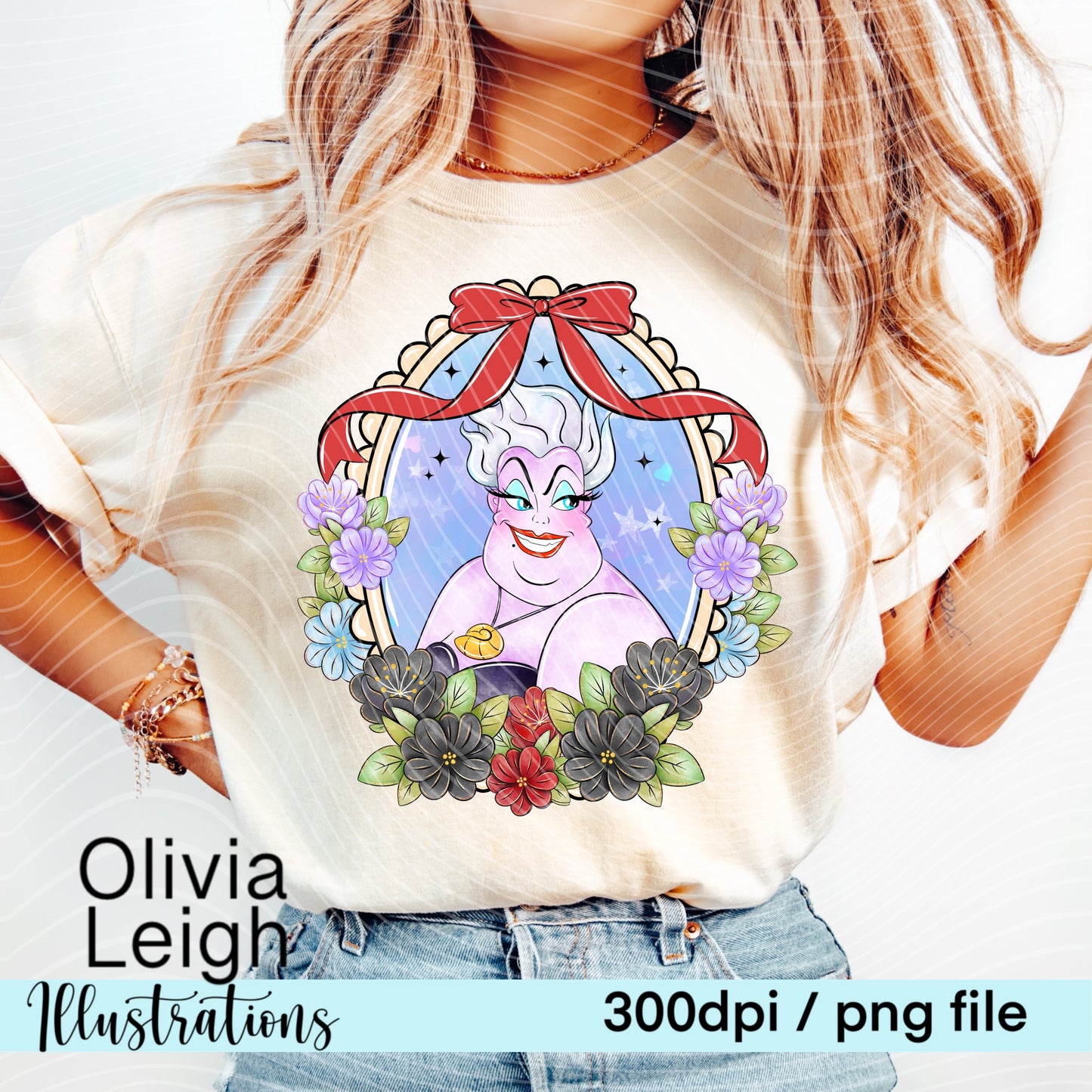 Princess Villain Frame Shirt Design
