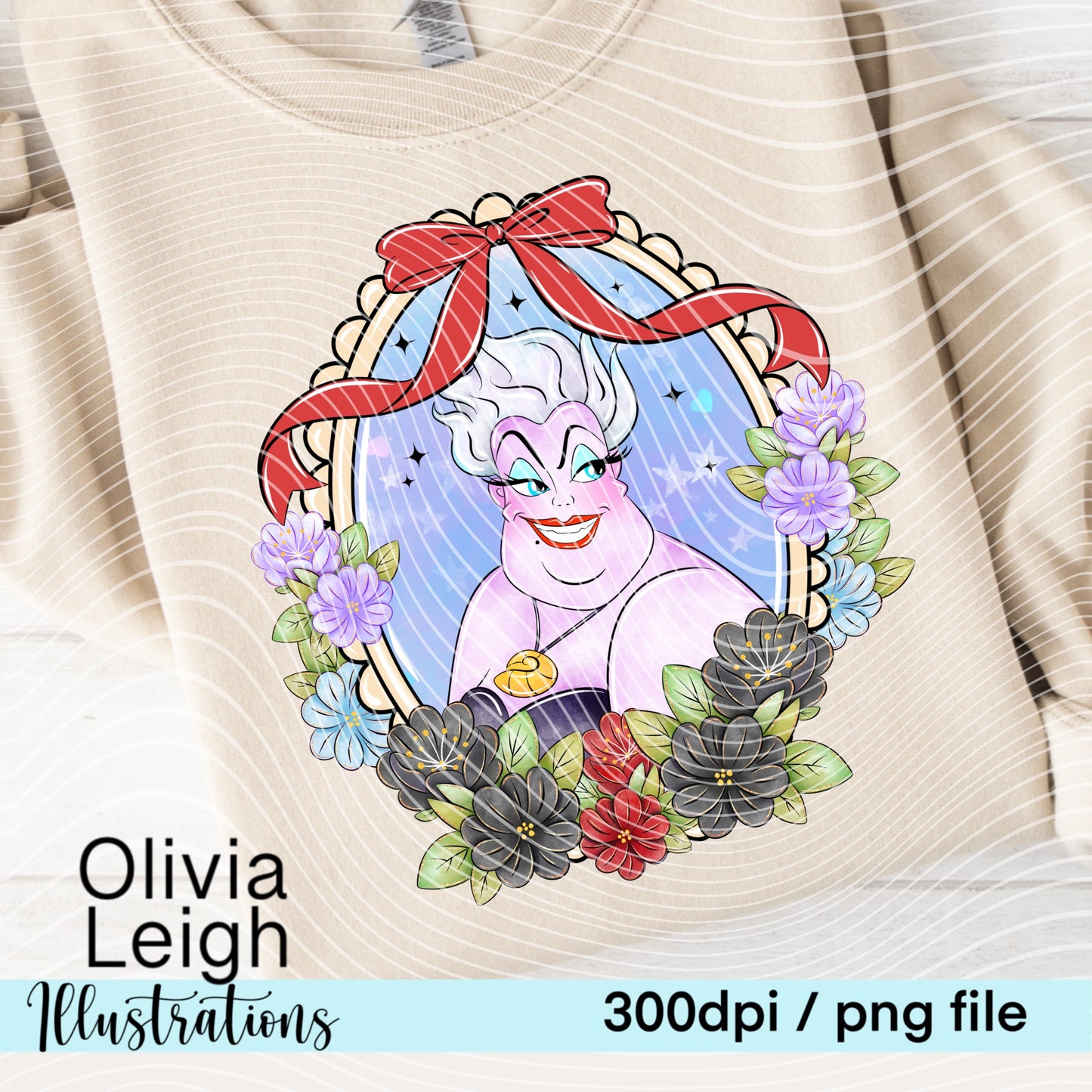Princess Villain Frame Shirt Design