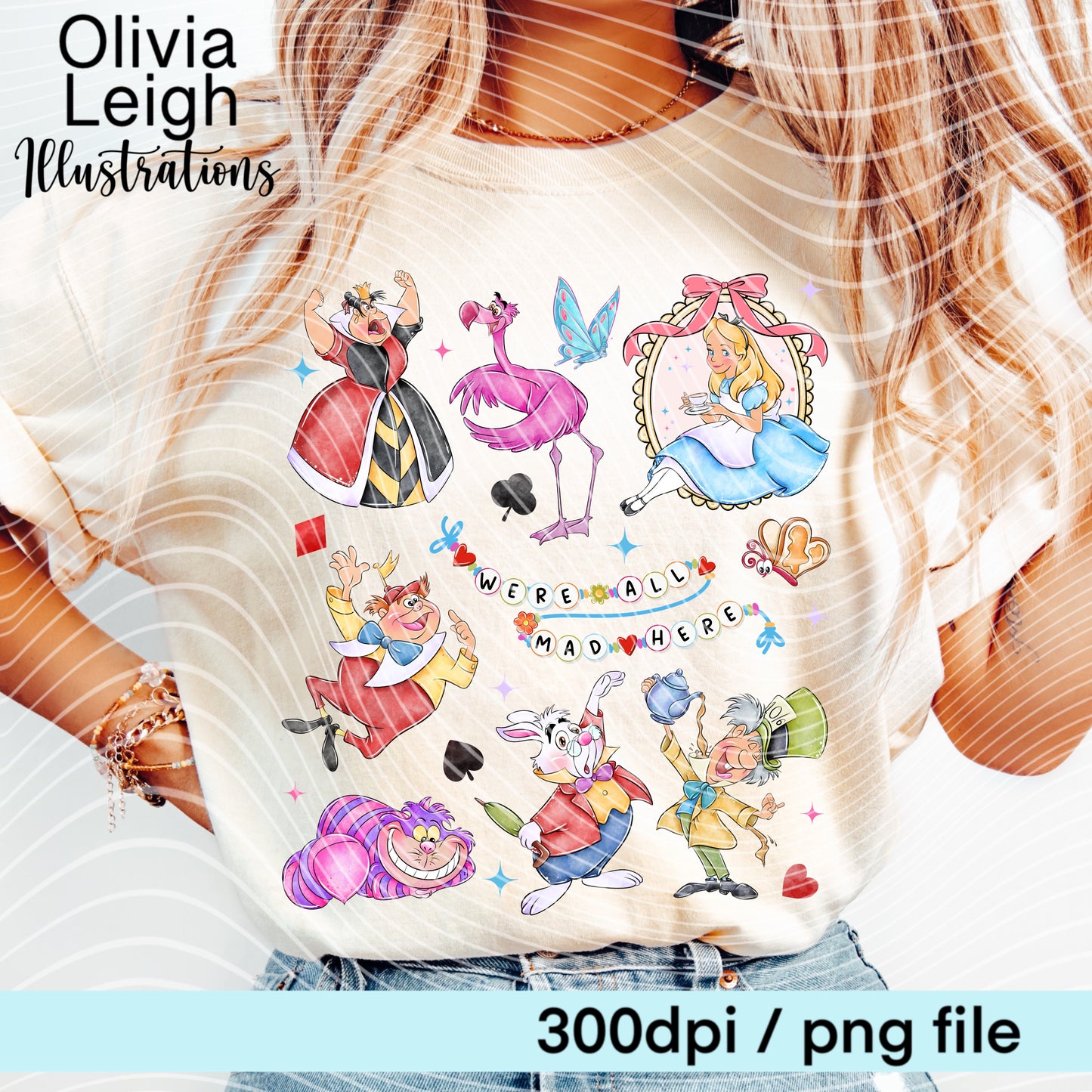 Alice Frame Locket Shirt Design