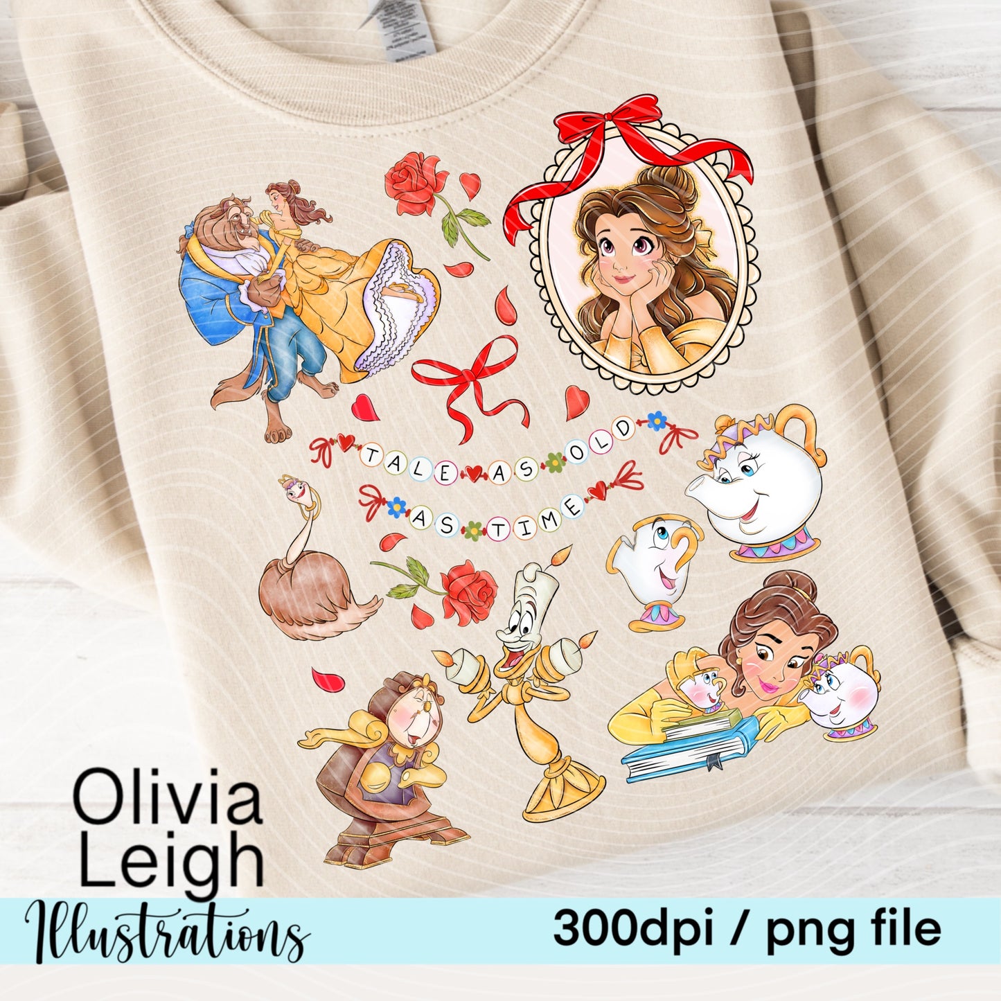 Princess B Frame Locket Shirt Design