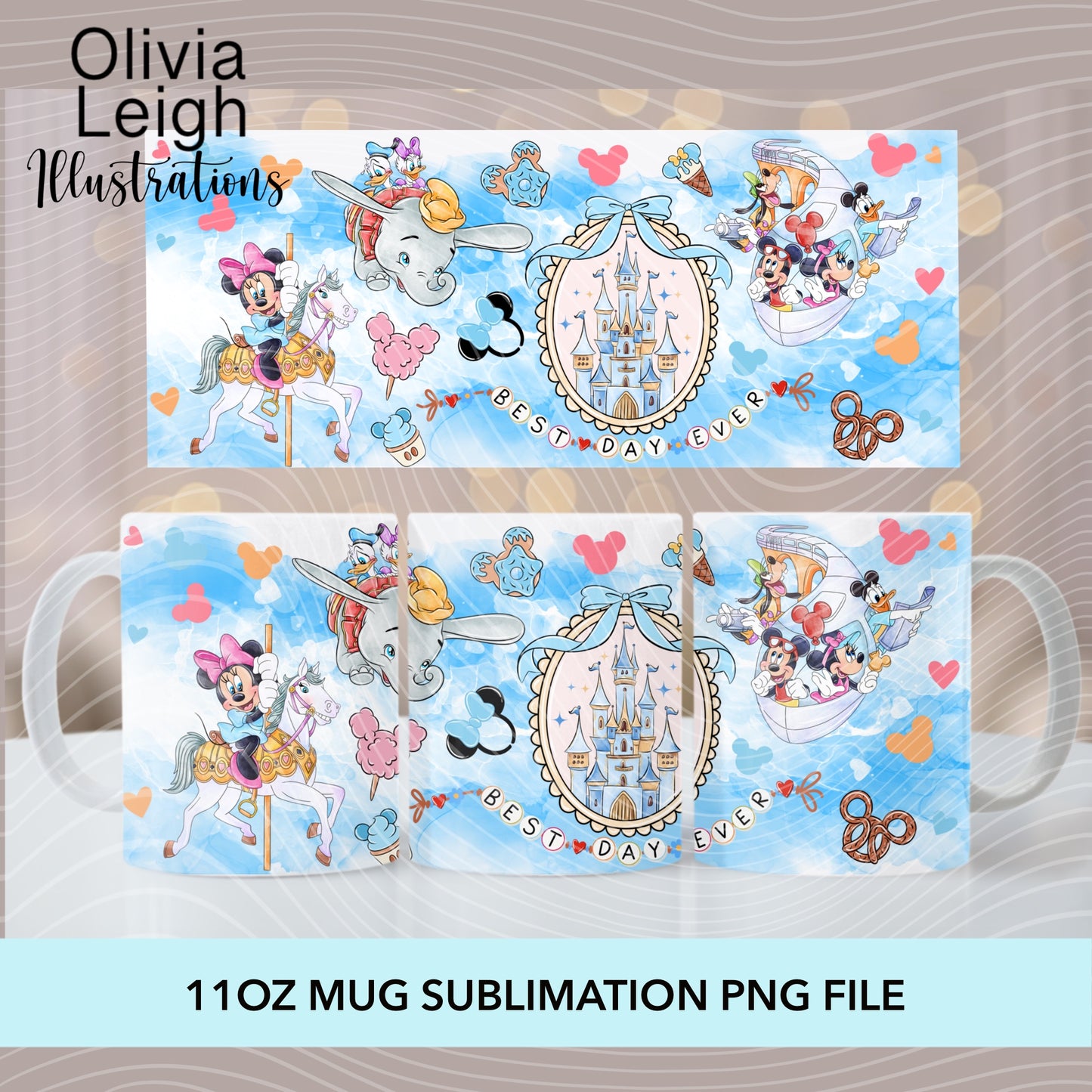 Best Day Ever Mug Wrap