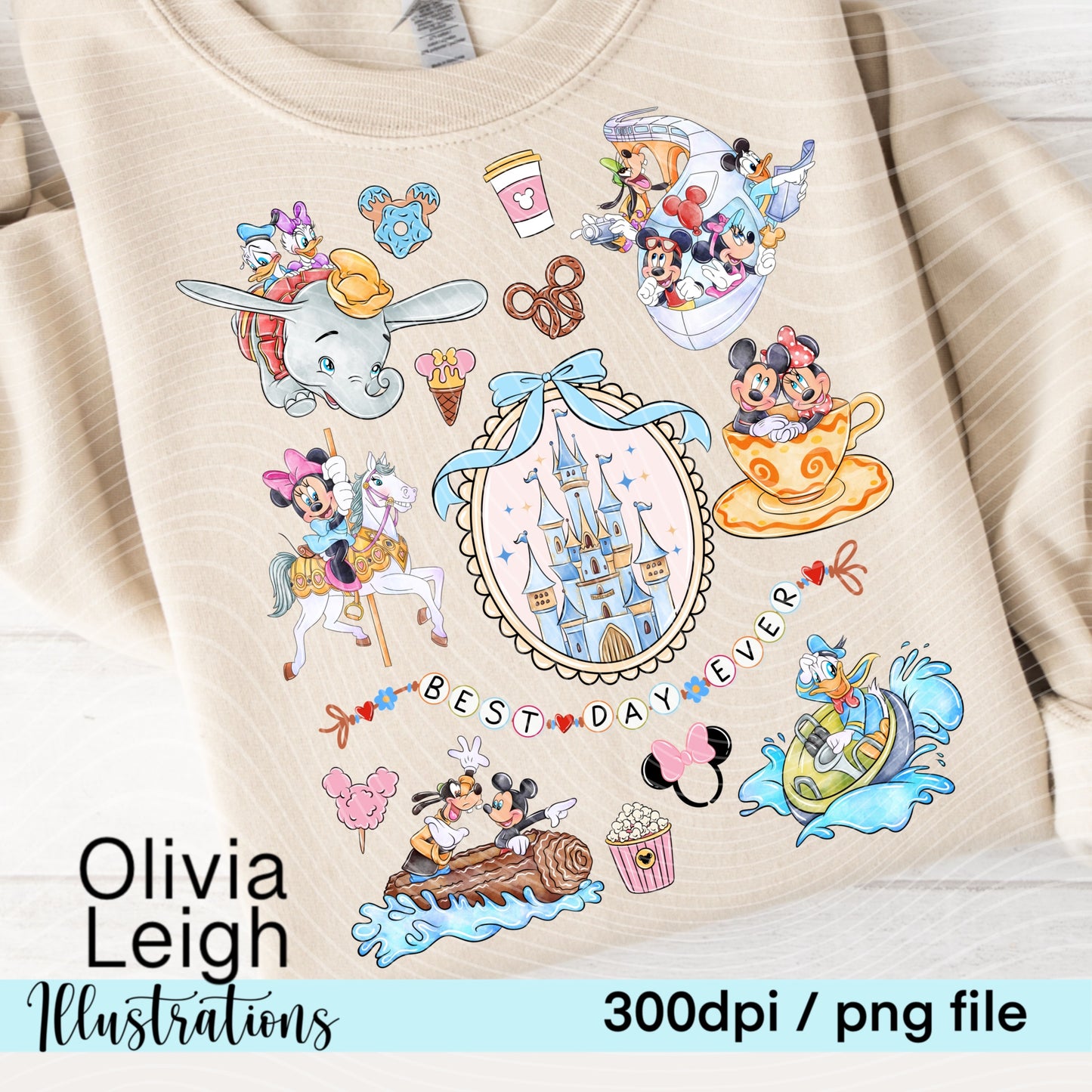 Best Day Ever Frame Locket Shirt Design