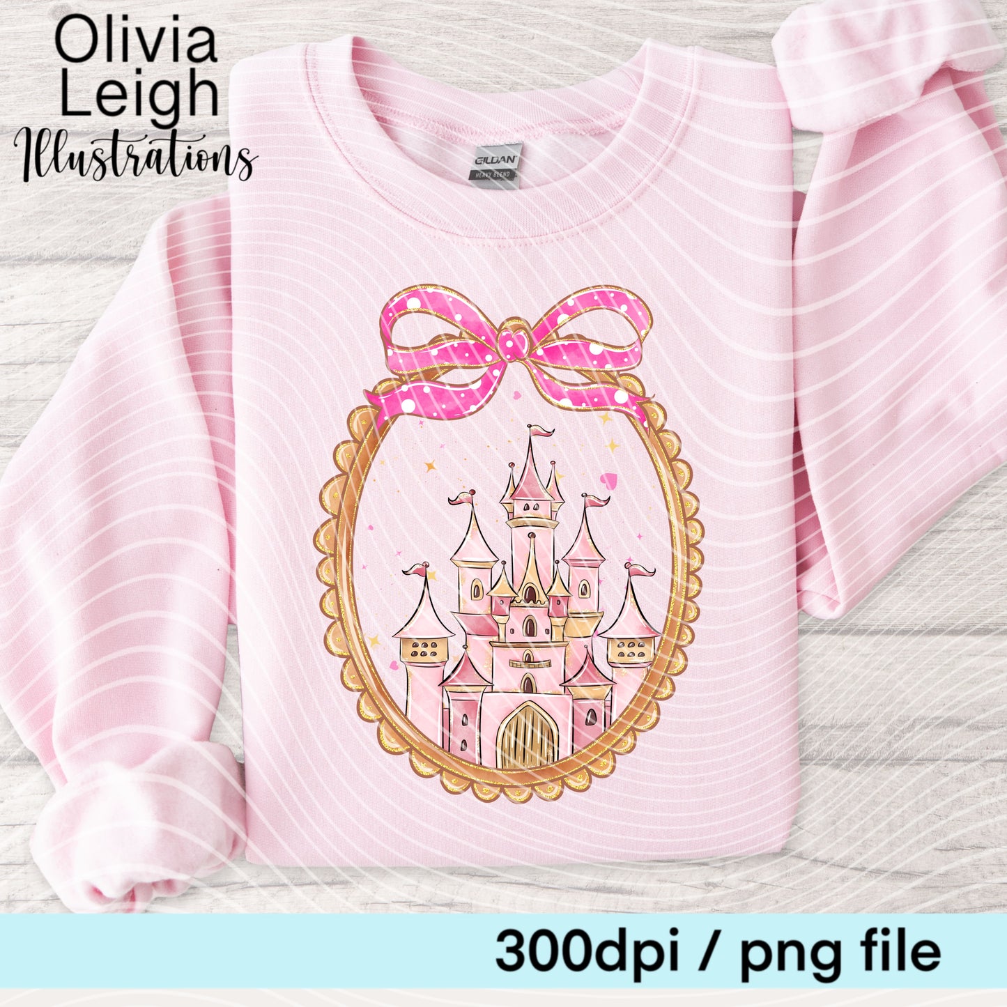 Princess Castle Frame Png