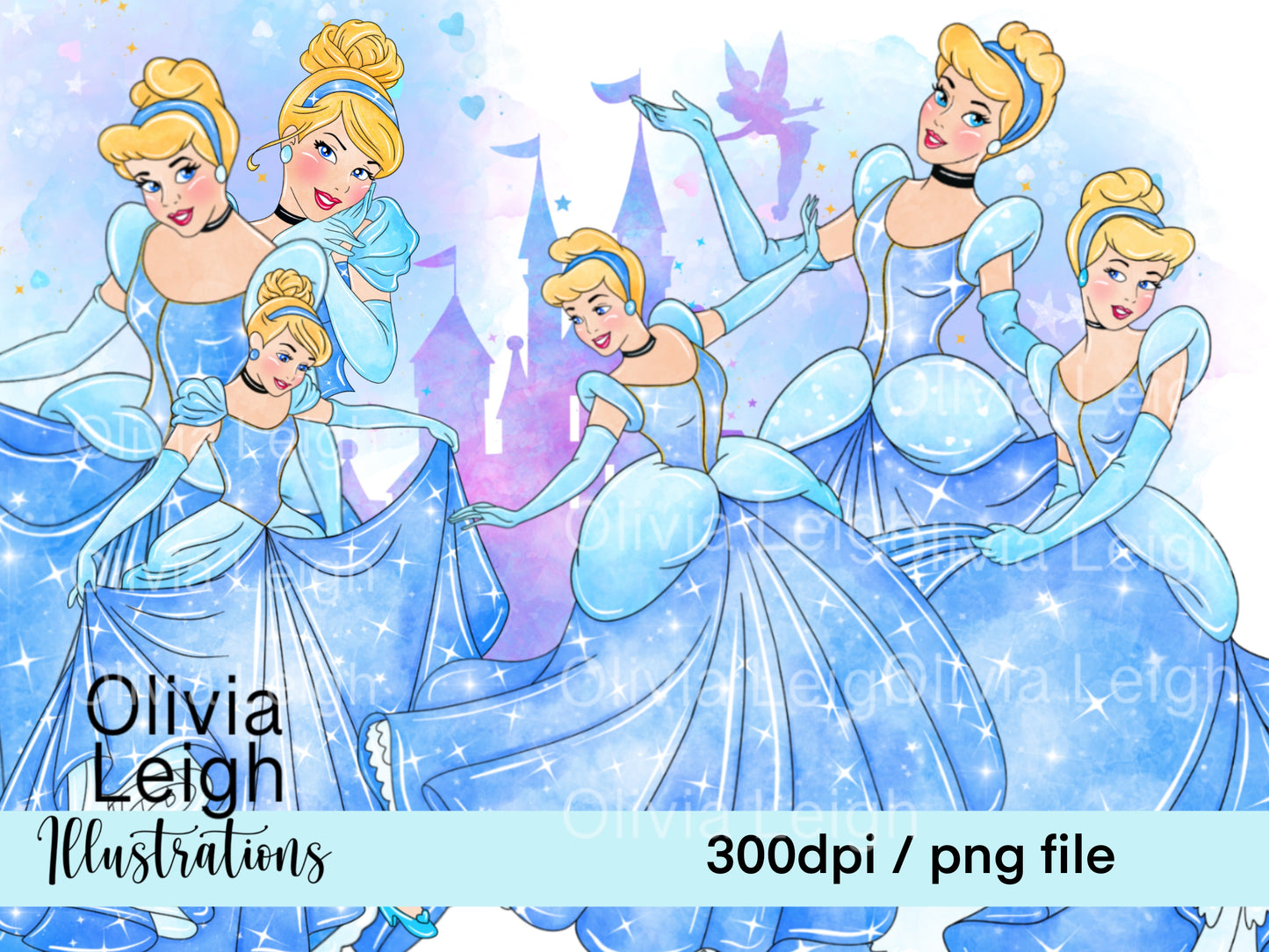 Princess C Blue Set