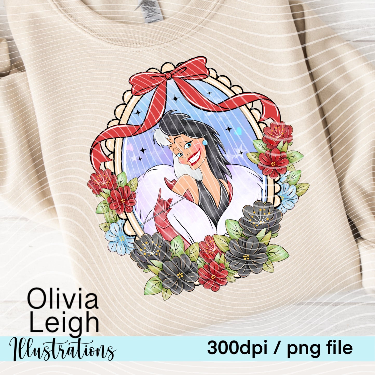 Princess Villain Frame Shirt Design
