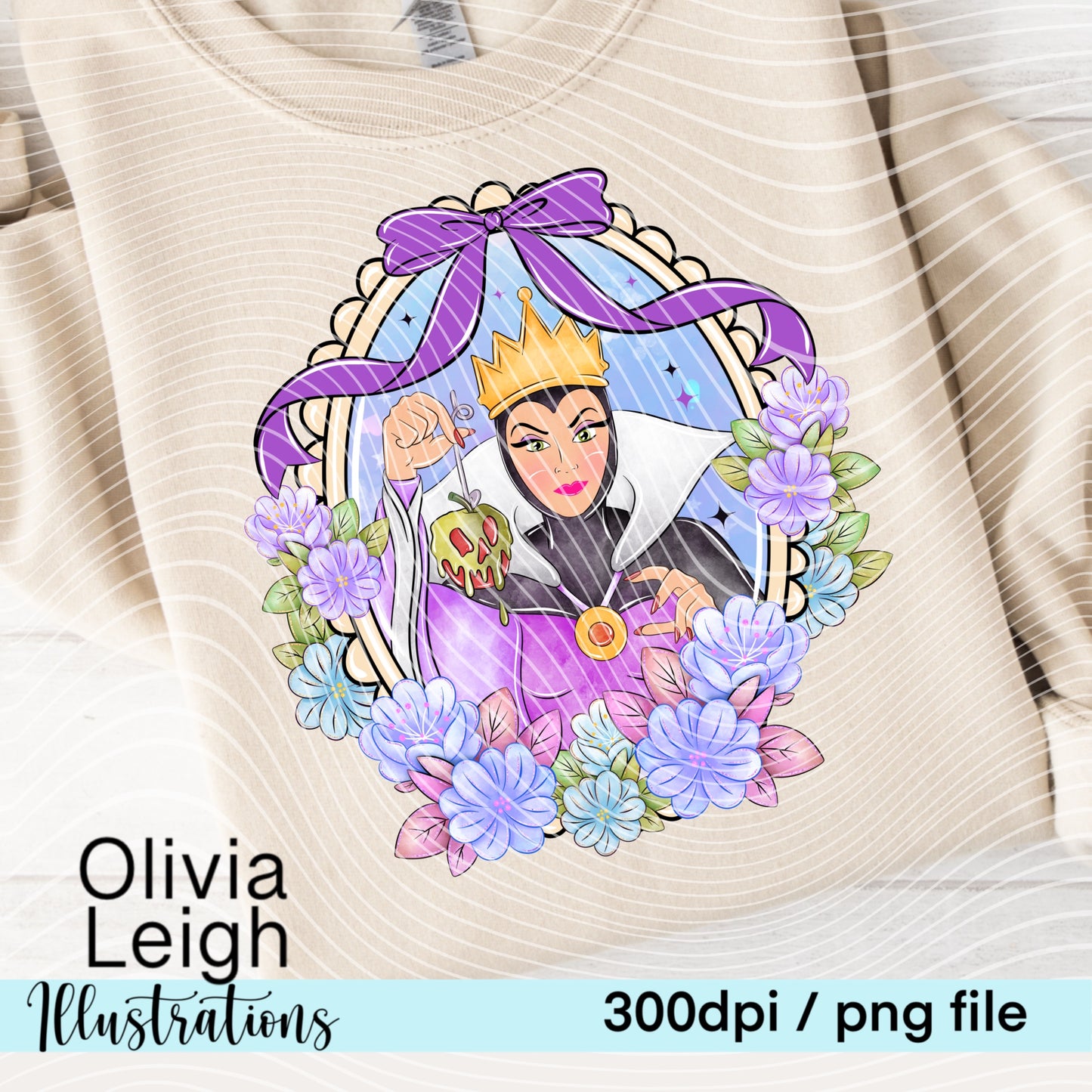 Princess Villain Frame Shirt Design