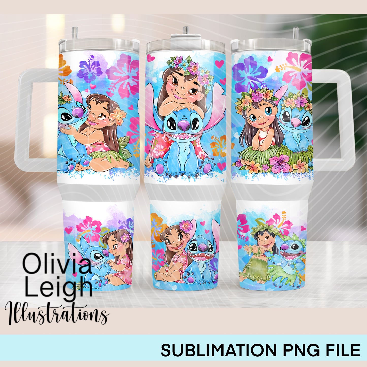 Stitch 40oz Tumbler Wrap