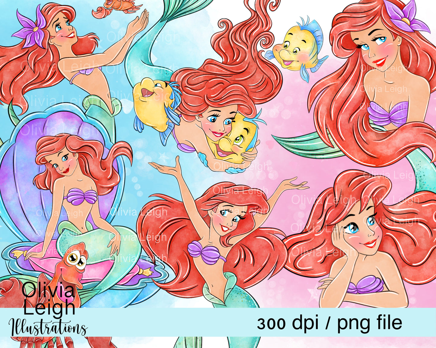 Princess A Mermaid Set