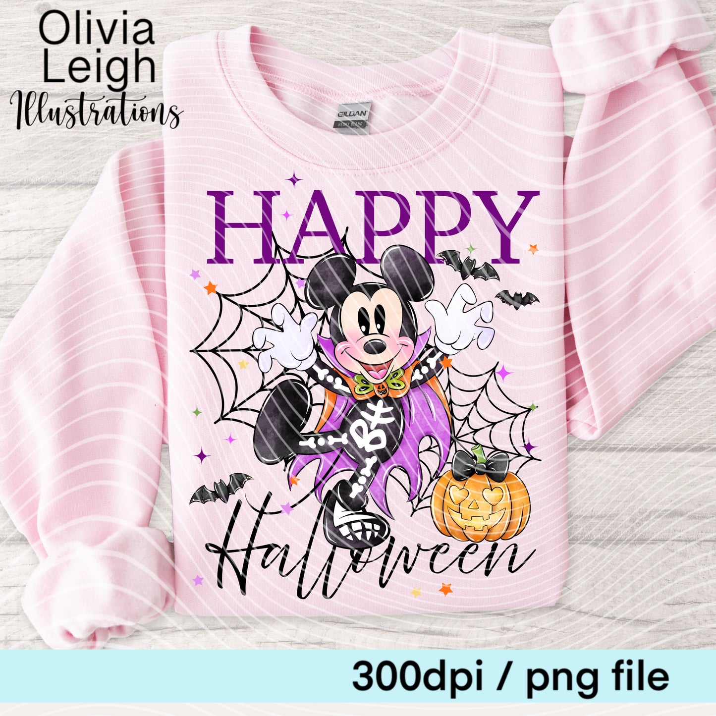 Mouse Halloween Cartoon Shirt Design