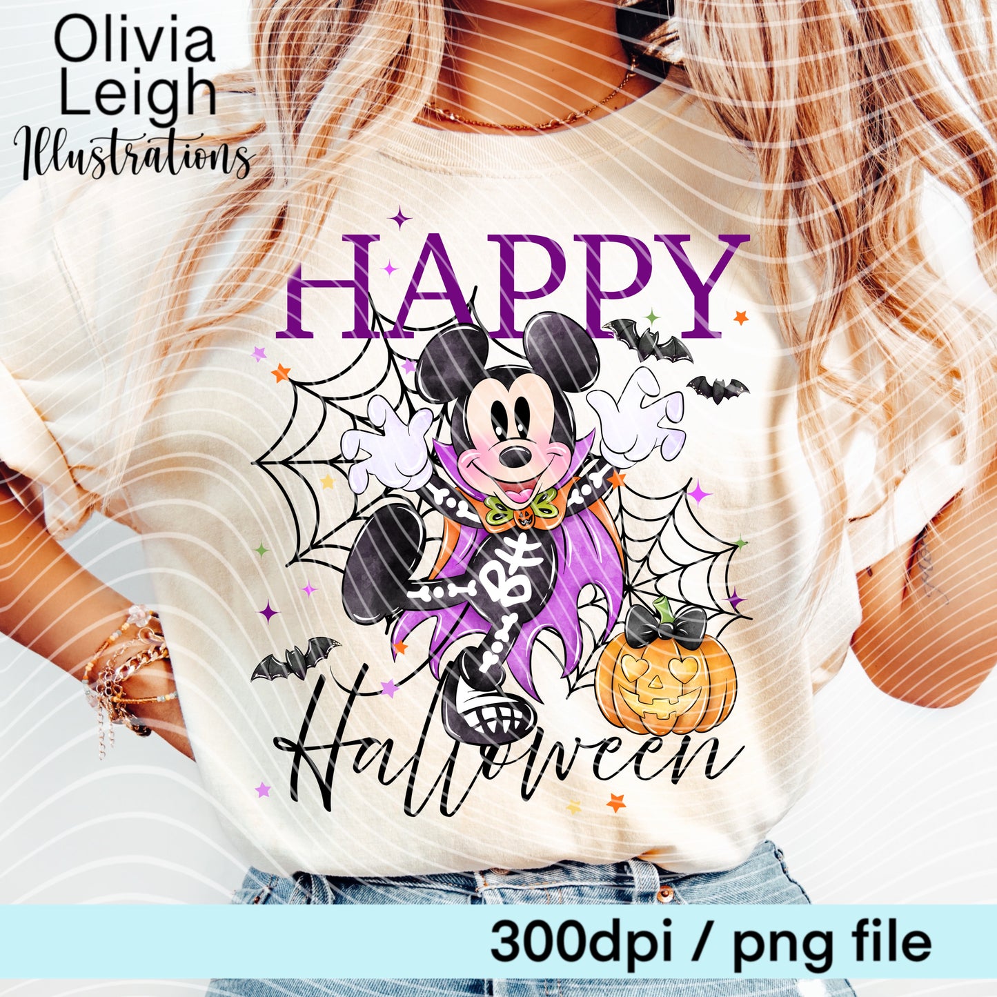Mouse Halloween Cartoon Shirt Design