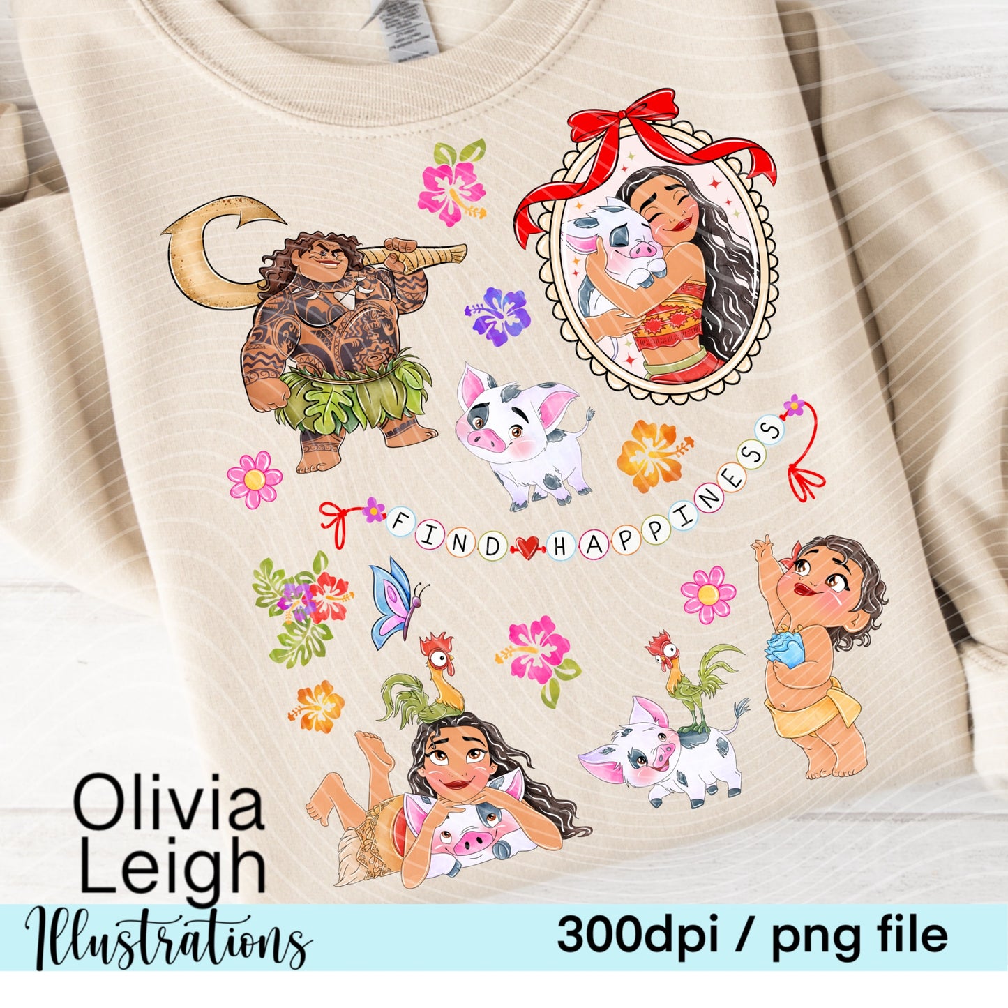 Princess M Frame Locket Shirt Design
