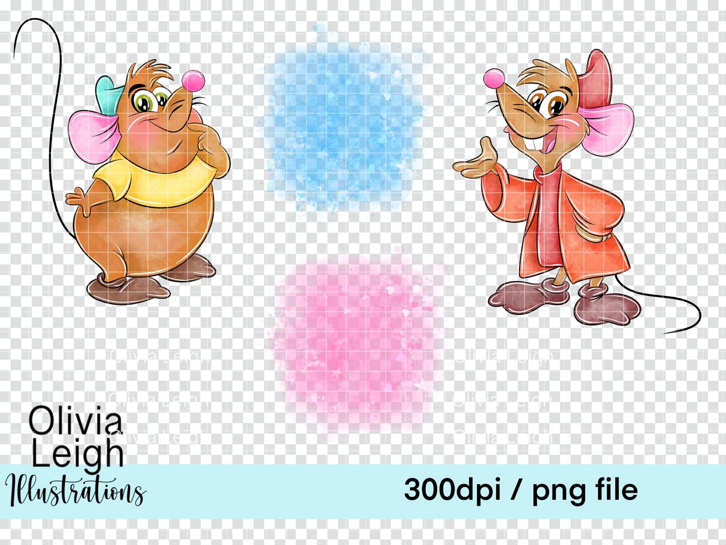 Princess C Blue Mice Set