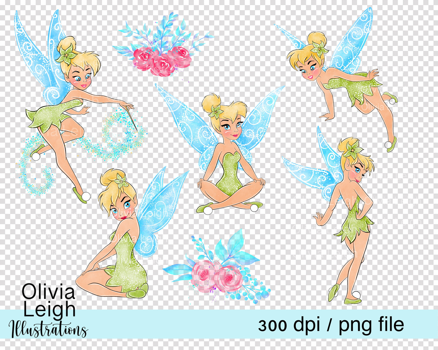 Fairy princess Tinks Set 2