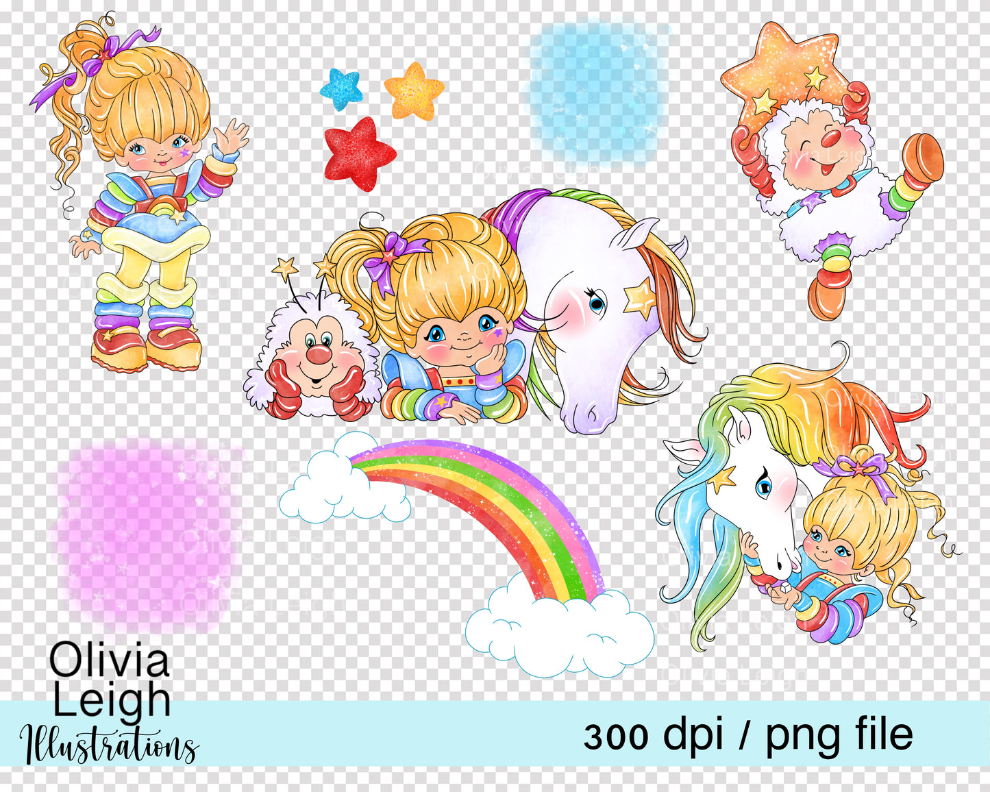 Rainbow Girl Set