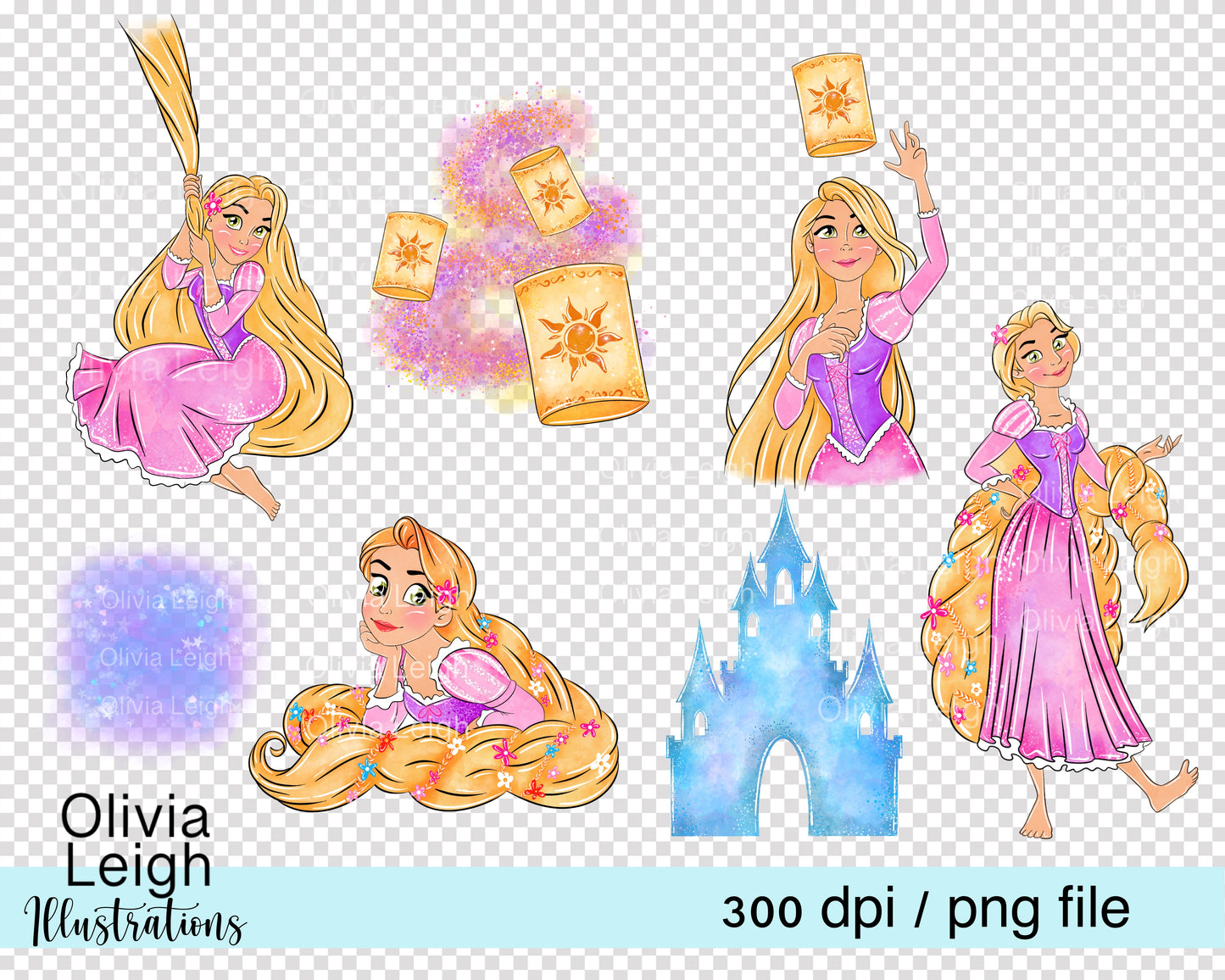 Princess R Tangled Set