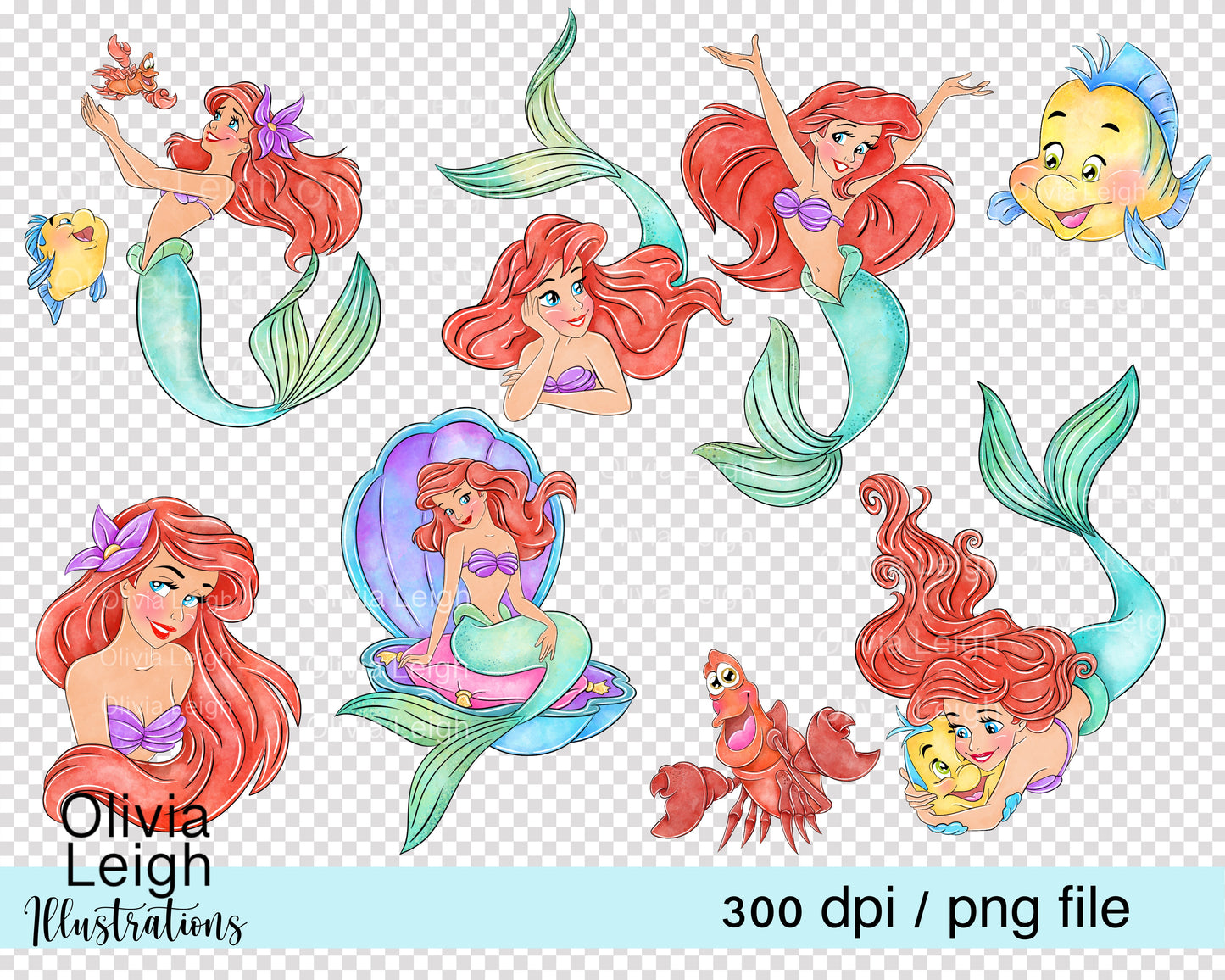 Princess A Mermaid Set