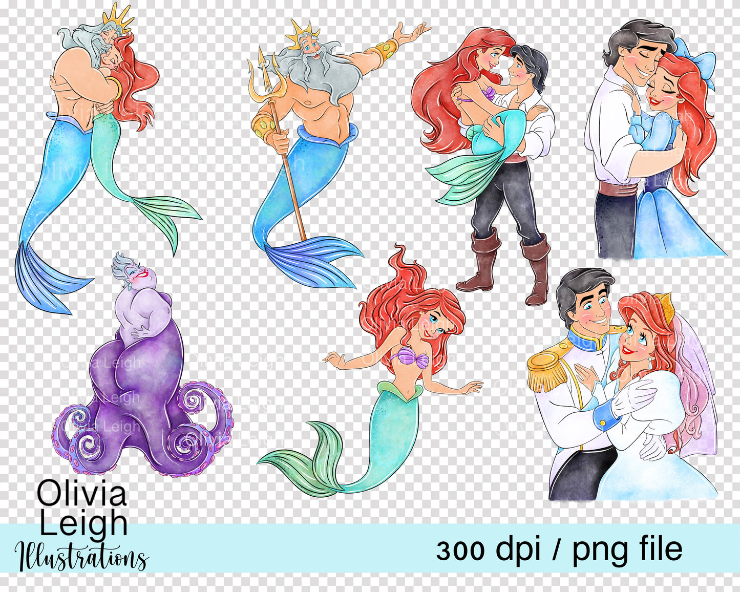Princess A Mermaid Set