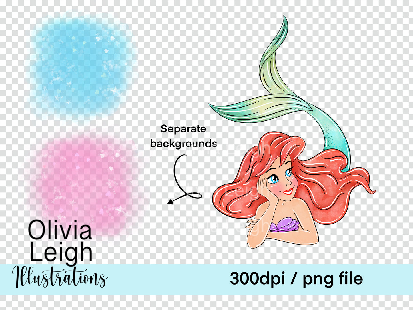 Princess A Mermaid Set