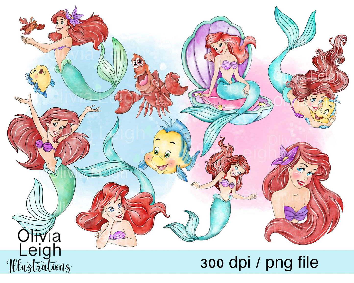 Princess A Mermaid Set