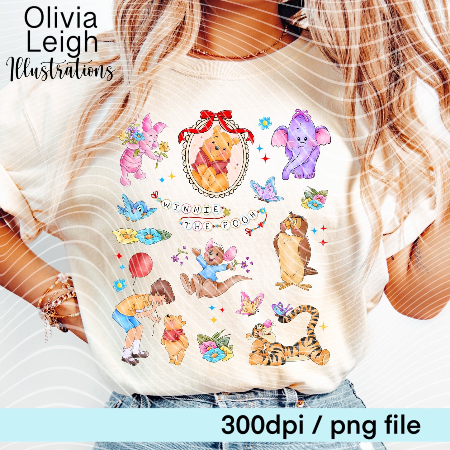 Winnie Cartoon Shirt Design