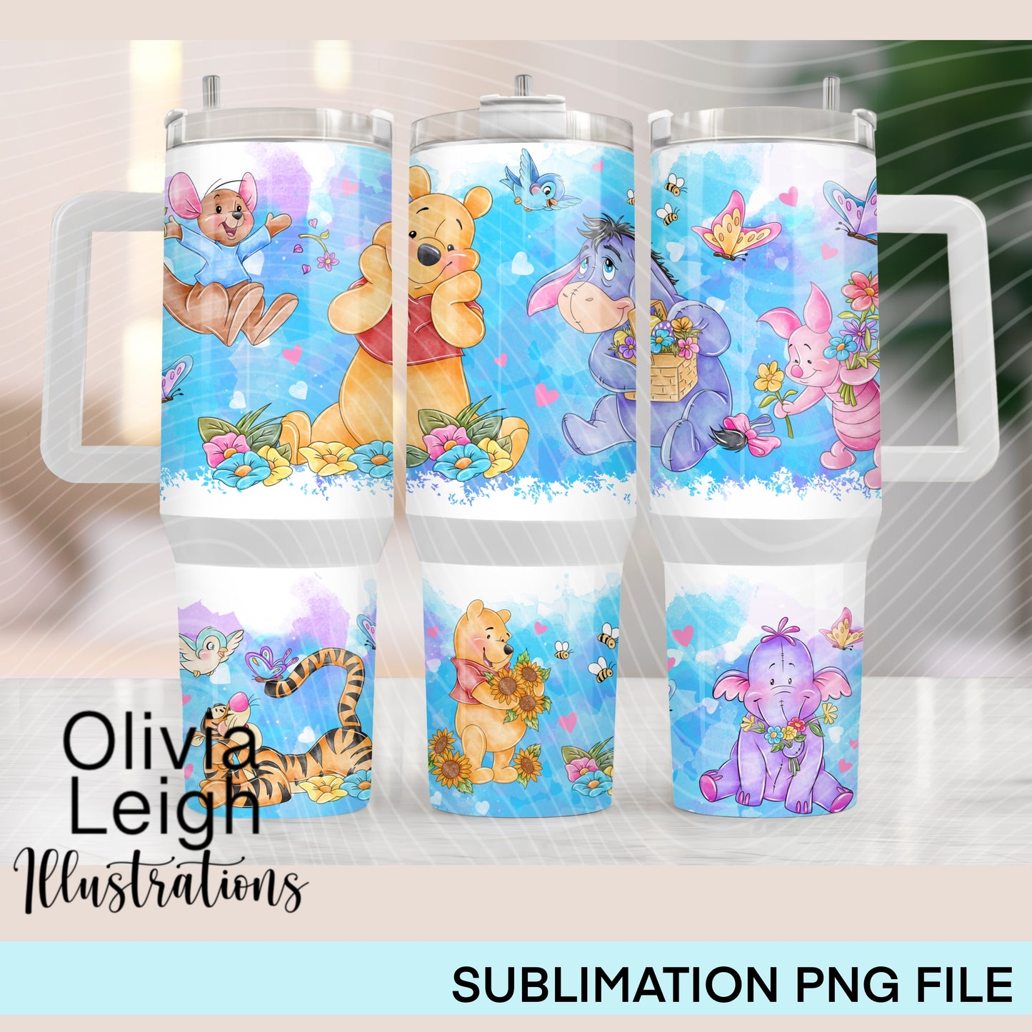 Winnie 40oz Tumbler Wrap