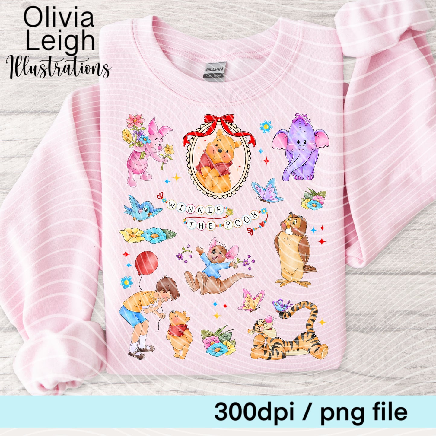 Winnie Cartoon Shirt Design