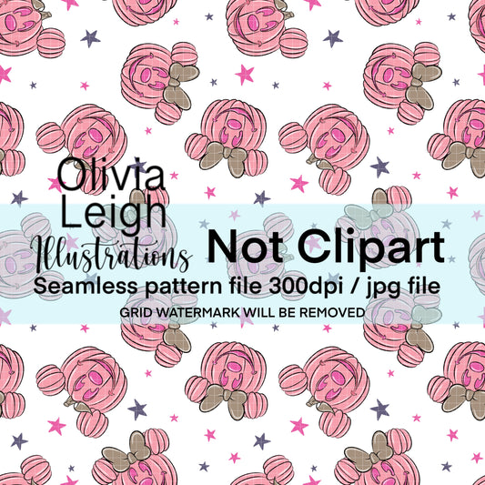 Pumpkins Halloween Seamless Pattern