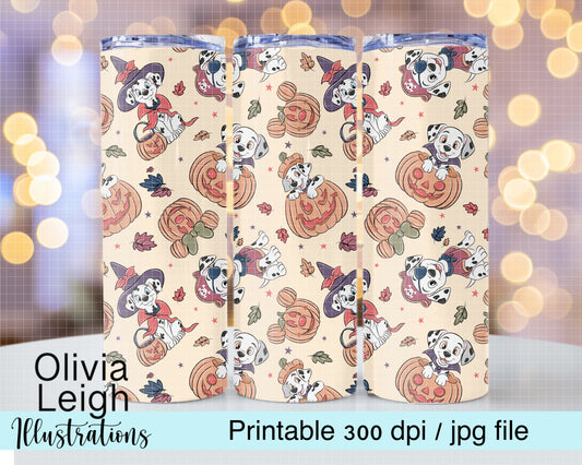 Dalmatian Skinny Wrap