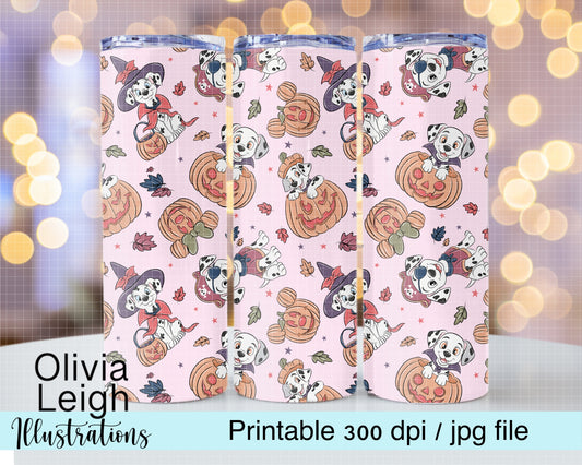 Dalmatian Skinny Wrap