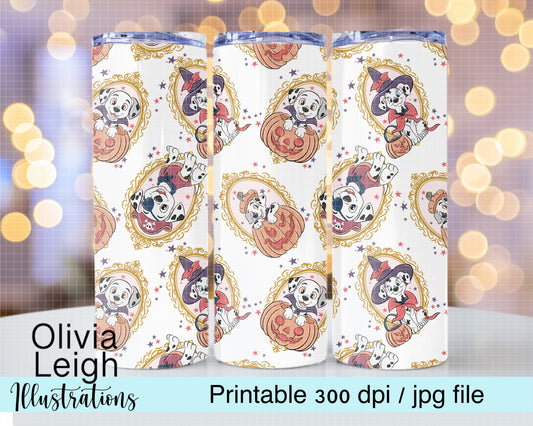 Dalmatian Skinny Wrap