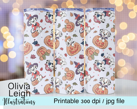 Dalmatian Skinny Wrap