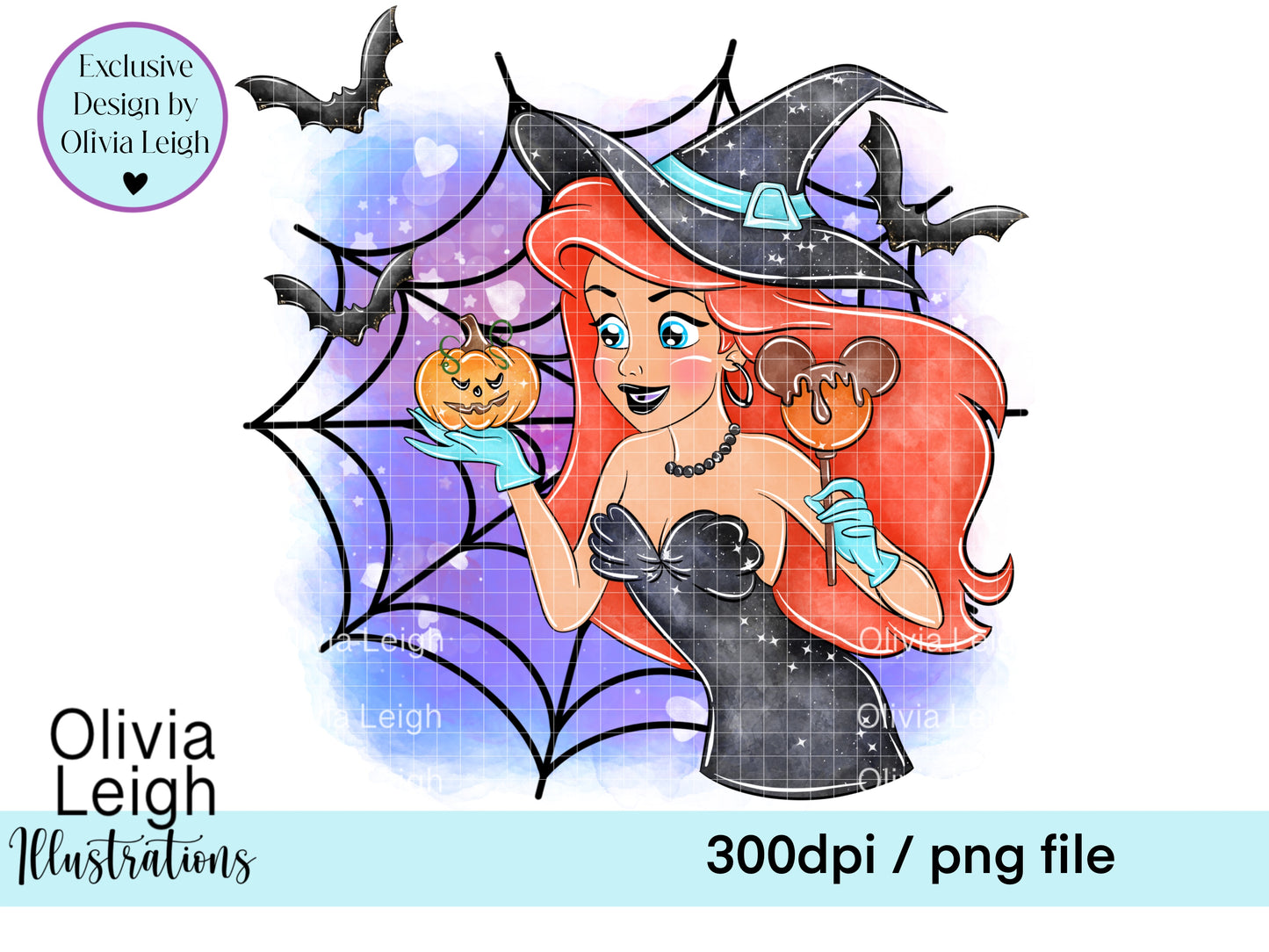 Halloween Witch Princess Clipart